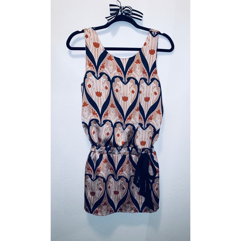 Peppermint Mini Dress With Open Back